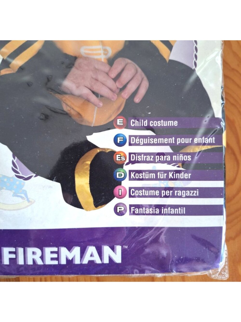 Babys 1st Halloween Fireman Chief Costume 6-12 Months Jumper Hat Booties Rubies - Picture 4 of 8